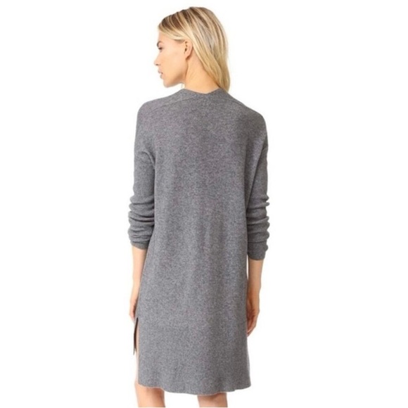 Rails Tilda Ash Gray Wool & Cashmere Long Sleeve Tunic Sweater Dress Size XS - Picture 2 of 10